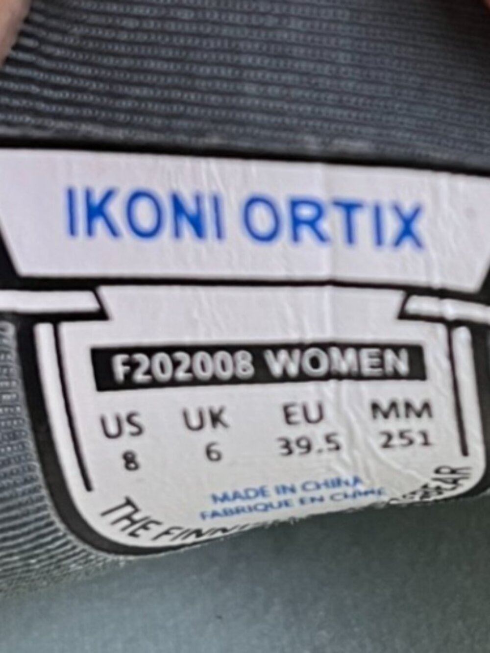 Karhu Ikoni Ortix 2.5 Womens Size 8 Gray Blue Athletic Running Shoes Sneakers - Picture 9 of 10